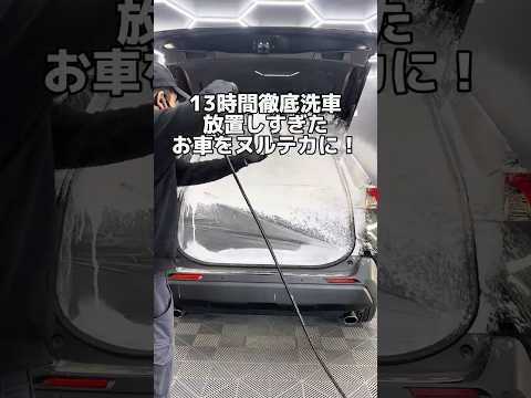 13時間徹底洗車！放置しすぎた車をヌルテカに！