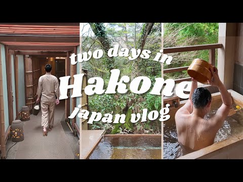 HAKONE VLOG 🍊 Staying at a Ryokan with Private Onsen in Japan