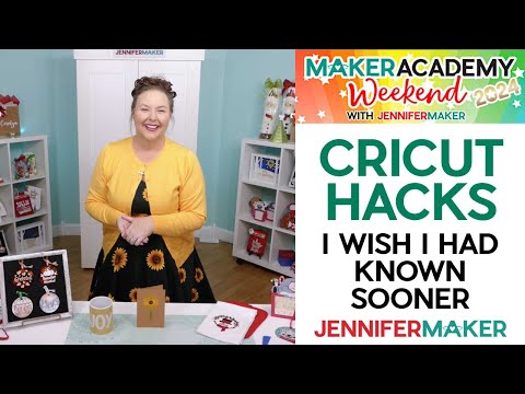 CRICUT: 40 Hacks I Wish I'd Known Sooner | Maker Academy Weekend 2024 Prep Class