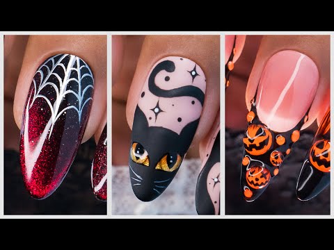 🎃Halloween Spooky Nail Art Ideas 2024 | Best Self Nail Art Tutorial At Home