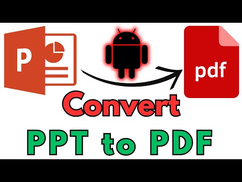 How to Convert PPT to PDF in Mobile 2025 | Convert PowerPoint to PDF Android and iPhone