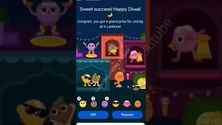 Twinkle Laddoos Tricks | Gpay Ladoo Offer | Google Pay Diwali Ladoo Offers | G Pay Laddoos #shorts