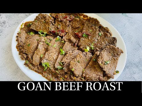 Goan Beef Roast Recipe | Slow Cooked Beef Roast |Simple Beef Recipe | Goan Recipes- By Natasha