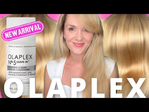 Olaplex NEW N°·5 LEAVE-IN Before And After Review | The Ultimate Dry Hair Cure and Split End Sealer!