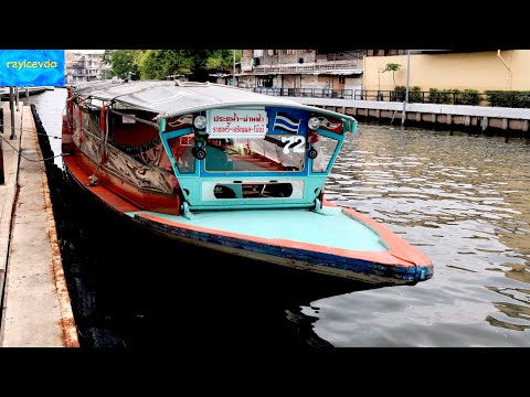 Khao San Road the Nearest Canal Boat Khlong Saen Saep Pier Bangkok Thailand Travel Information