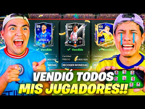 VENDE TODOS MIS JUGADORES en FC MOBILE 😭 *BROMA de RAMIRIN*