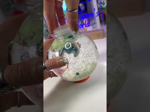 Make your own Stitch snow globe #stitch #asmr #fivebelow