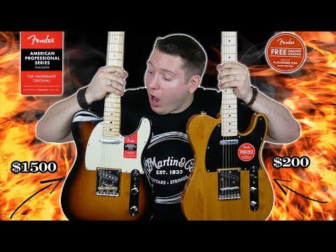 Fender Professional VS Squire Affinity | Tone Comparison