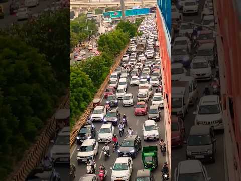 Traffic🚦 🧐 #traffic #trafficjam #car #noida #metro #uttarpradesh #delhincrnoida #population