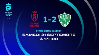 J1 I Stade de Reims – AS Saint-Etienne (1-2), le résumé I Première Ligue FFF 2024-2025