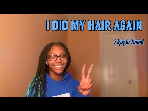 do my hair with me || vlogmas day twenty-two