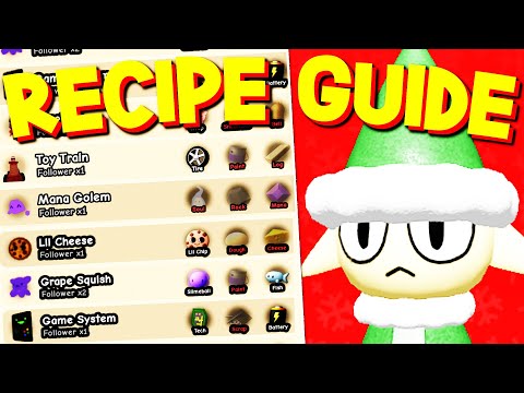 How To CRAFT ALL RECIPES & MATERIALS in TOWER HEROES! ROBLOX