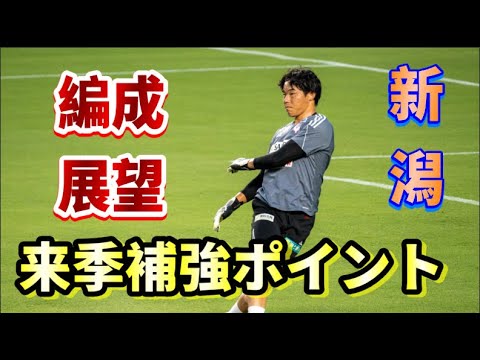 【補強ポイント】来季編成について、独断と偏見と妄想で【アルビレックス新潟/albirex/移籍/松橋力蔵】