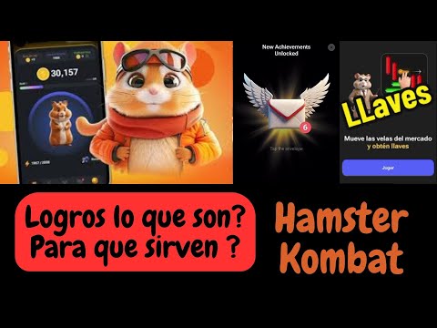 🚨HAMSTER KOMBAT// QUE SON LOS LOGROS Y PARA QUE SIRVEN😱🚀🔥#hamsterkombat #telegram #cryptocurrency