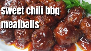 Sweet Chili BBQ Meatballs