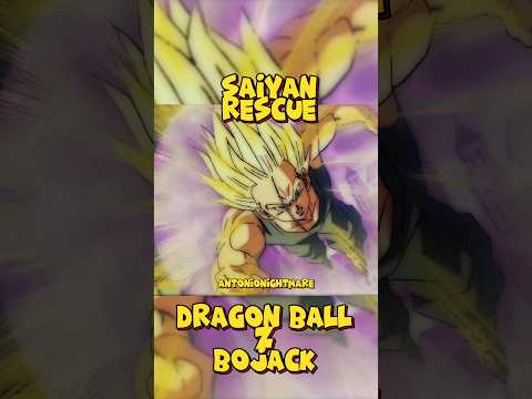 Bojack and his people were trying to KILL Trunks but a Saiyan came to the rescue. Dragon Ball Z