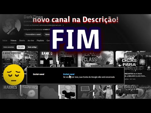 ACABOU O CANAL