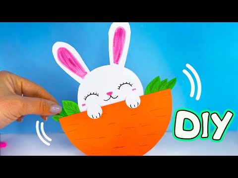 Игрушка ИЗ БУМАГИ за 2 минуты 🐰! Простые поделки своими руками