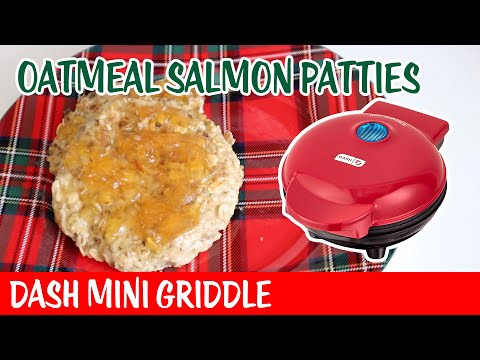 Oatmeal Salmon Patties - Dash Mini Griddle - Day 4 Bonne Maman Advent Calendar 2024