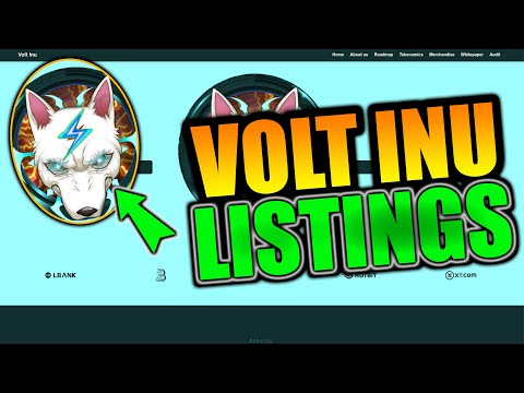 Volt Inu - MASSIVE LISTINGS!~ - MEME Crypto with Potential! Tons of Utility!