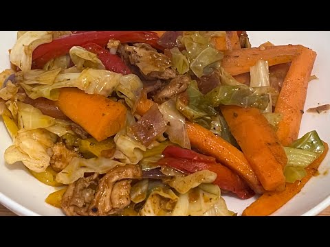 Cabbage stir fry