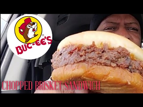 BUCEES CHOPPED BRISKET SANDWICH #gasstation #foodreviews  #brisket