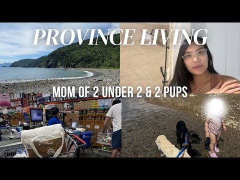 Province life: river days, shopping at S&R, tropical storm Kristine aftermath (mom of 2 under 2)