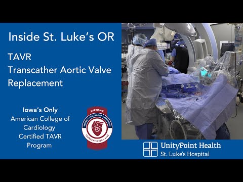 View Transcatheter Aortic Valve Replacement (TAVR) procedure