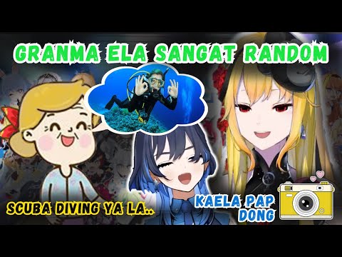 Grandma Ela Minta Scuba Diving dan Malah KRONI yang  Excited Sama Liburannya KAELA  【Kaela | Clip】