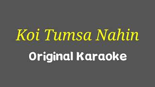 Koi Tumsa Nahin Original Karaoke | Krrish | Sonu Nigam | Shreya Ghoshal