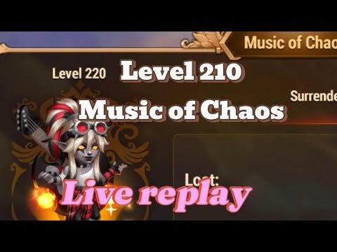 Hero Wars Music of Chaos Level 210