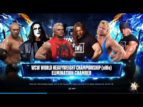 WWE 2K24 ELIMINATION CHAMBER MATCH FOR THE WCW WORLD HEAVYWEIGHT CHAMPIONSHIP BELT!