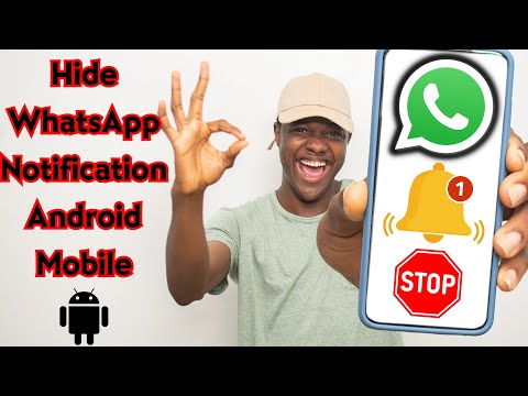 How to Hide WhatsApp Notification on Android Mobile