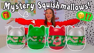 UNBOXING NEW *GIANT* MYSTERY CHRISTMAS SQUISHMALLOWS!!😍🎁🎅🏻⁉️(RARE GIFT SACK HUNT!!🫢✨🤞🏻)