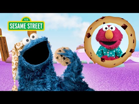 Sesame Street: Catch the Flying Cookies with Cookie Monster! | Cookie Monster's Dreamland Game