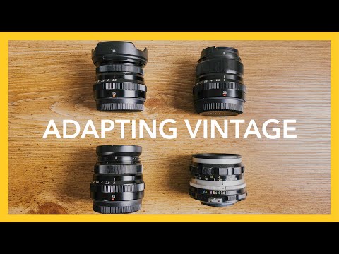 Adapting VINTAGE Lenses to my Fuji X-T3