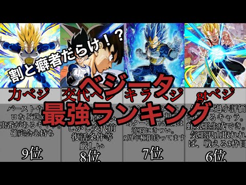 【ドッカンバトル】ベジータ最強ランキング