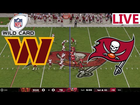 🔴LIVE 🔴Washington Commanders vs Tampa Bay Bucaneers/ NFL Wildcard/NFL Madden NFL 25