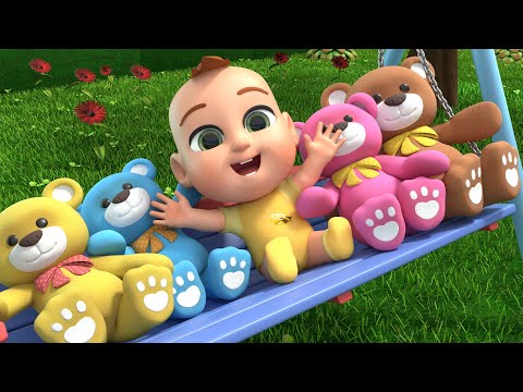 Teddy Plays On The Swing | Newborn Baby Songs & Nursery Rhymes