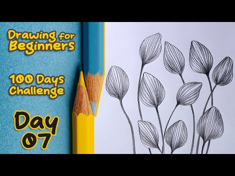 Drawing for Beginners - Day 07 || 100 Days Challenge || Shading Technique for Beginners