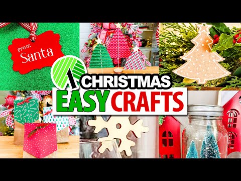 *SUPER FAST* Christmas Crafts made in only 5 MINUTES! Dollar Tree DIYs 2024