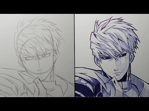 How To Draw Genos Step By Step - [One Punch Man]