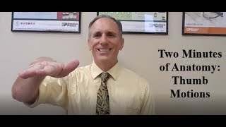 Two Minutes of Anatomy: Thumb Motions