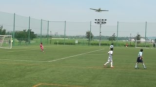 2015/7/26 調布飛行場離陸～墜落音 西町サッカー場より