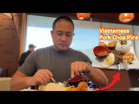 Delicious Grilled Pork Chop with Broken Rice | Tukwila, WA