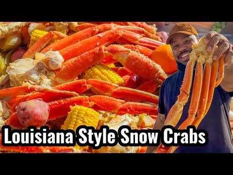 Louisiana Snow Crab Boil With Spicy Cajun Butter