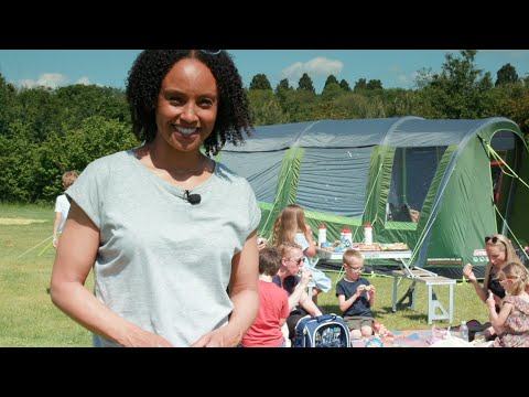 Gemma Hunt TV Presenter shares her top tips for getting kids involved in camping