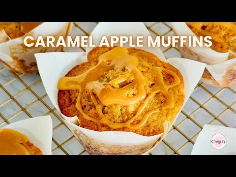 Easy Caramel Apple Muffins | Perfect Fall Breakfast or Dessert | Quick Simple  | Caramel Center