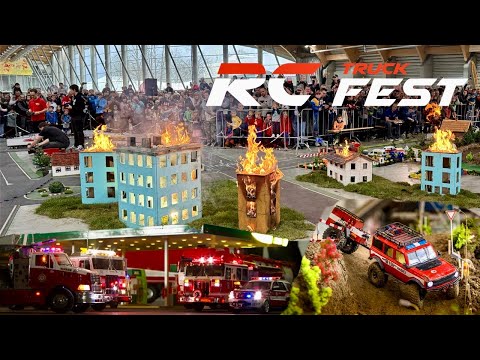 RC Truck Fest 2024 | BEST OF RC TRUCK | BIG CONSTRUCTION SITE | Tank, crawlers, dakar truck, army