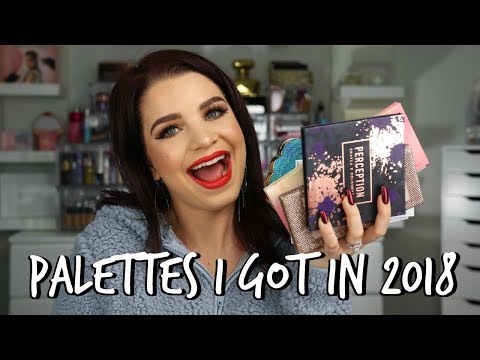 Eyeshadow Palettes I Bought In 2018 /  What's Your Number Tag